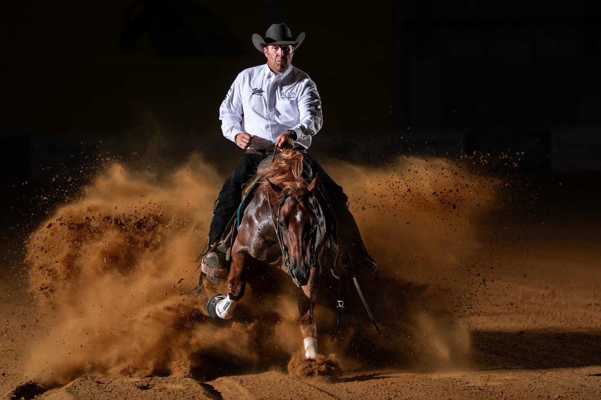 Reiner Brandon Brant and Sippinonflinn Njuice in a sliding stop, photographed by Traci Davenport